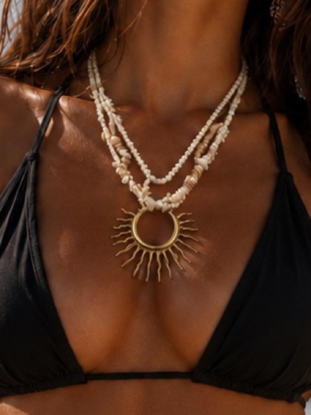 Free People Soleil Statement Necklace